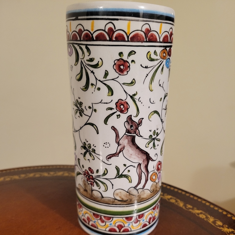 Vintage Conimbriga Portugal Sec XVII Vase